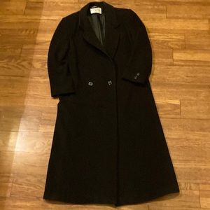 International Scene Black Wool Coat